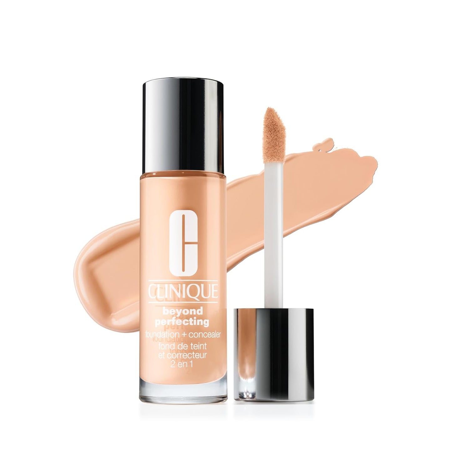 Clinique Beyond Perfecting Liquid Foundation & Concealer - Full Coverage, Natural Matte Finish for All Skin Types | 1 Fl Oz