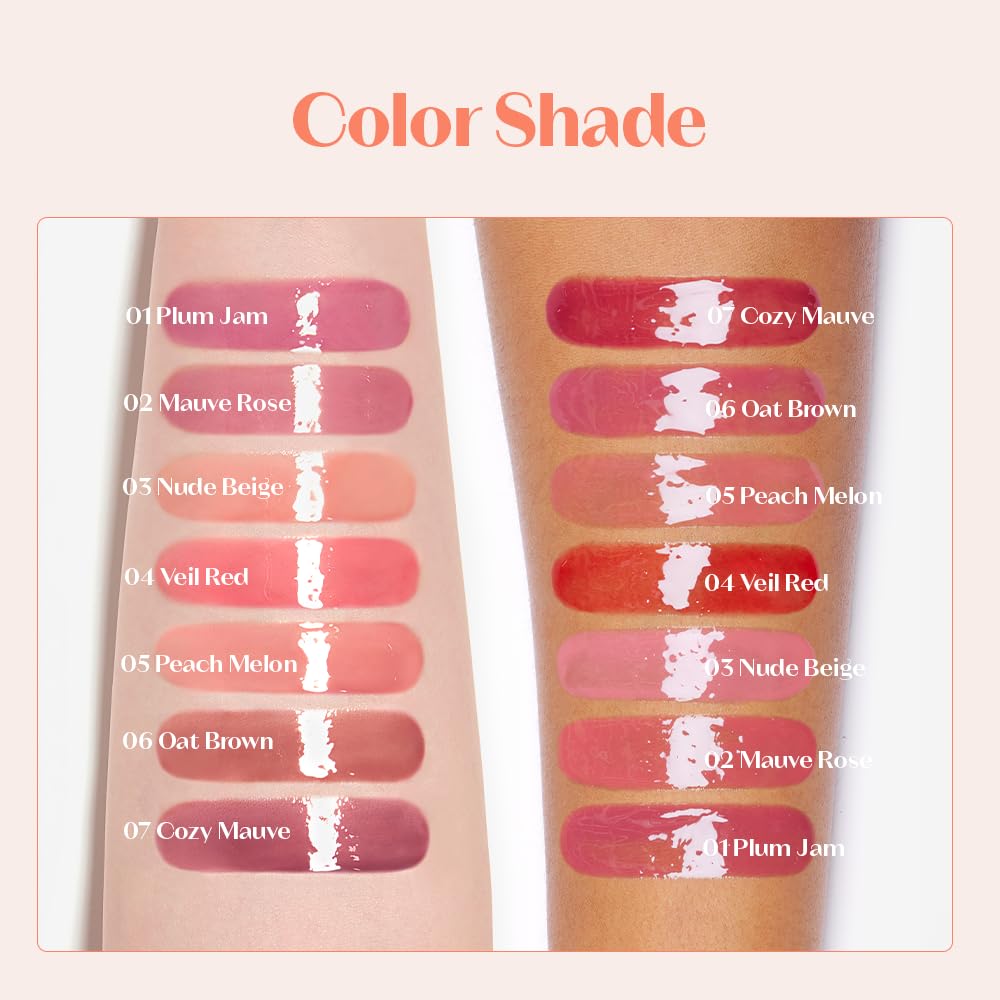 Ginger Sugar Lip Serum - Moisturizing Lip Balm with Mega Tip Applicator | Nude Beige, 13g