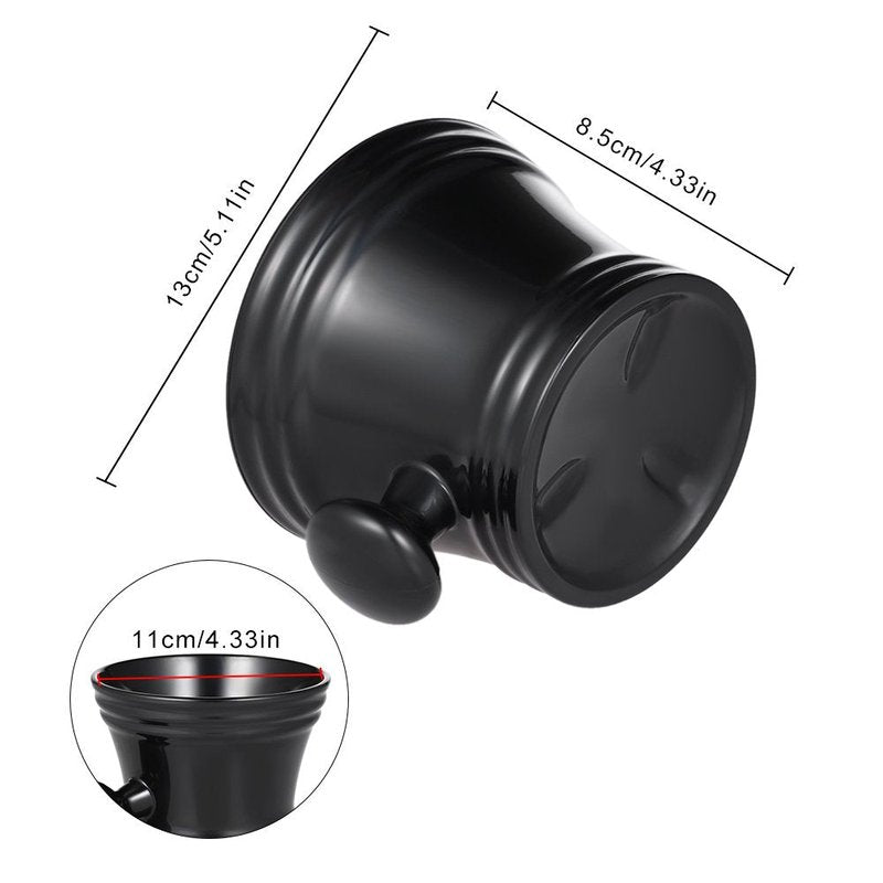 Shaving Mug Anself Man's Plastic Shaving Bowl with Handle Soup Bowl Barber Cleaning Soup Cup for Razor
