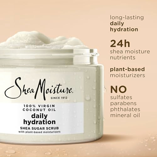 SheaMoisture Virgin Coconut Oil Body Scrub - 12 oz Daily Hydration