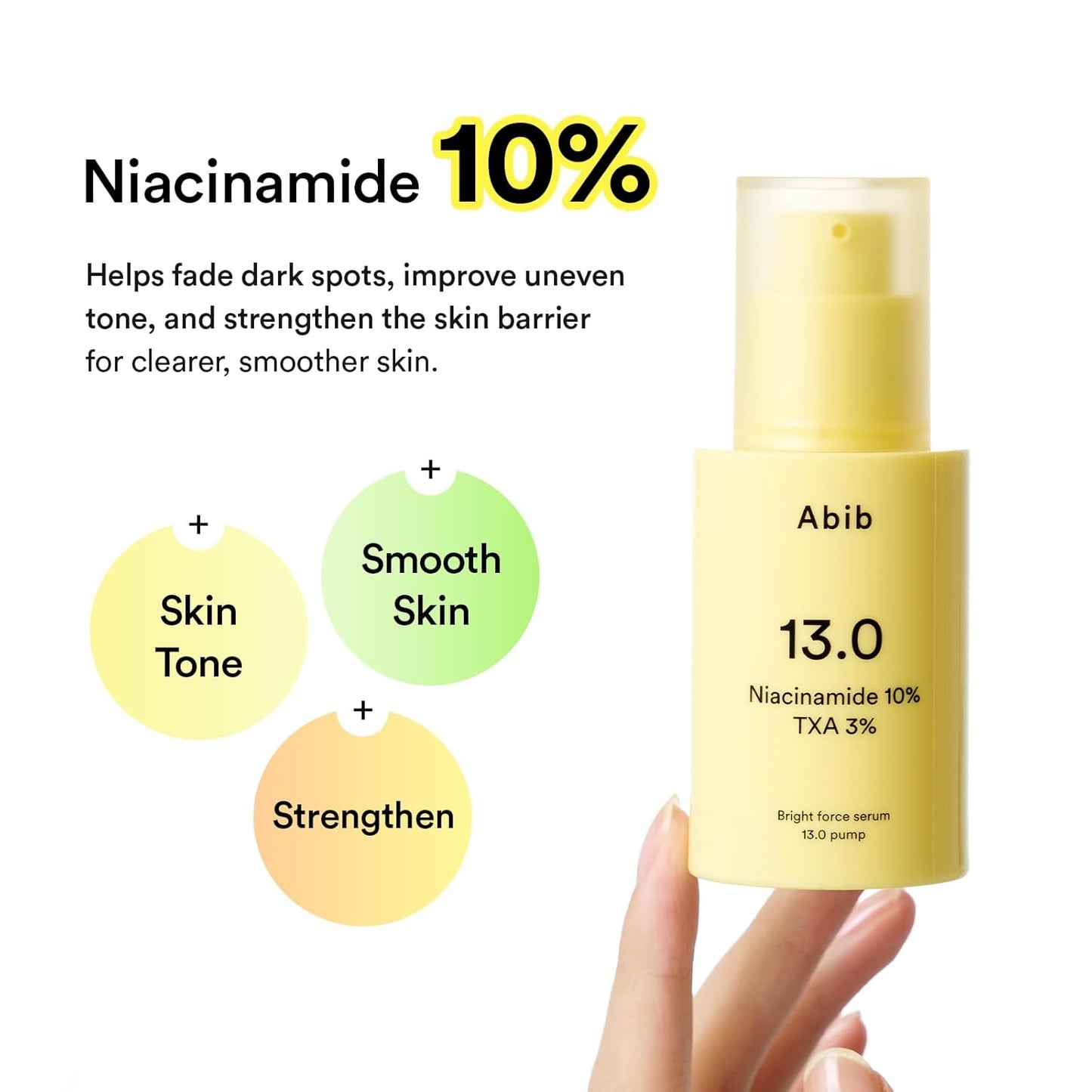 Bright Force Serum 13.0 - Niacinamide 10% & TXA 3% for Radiant Skin | 1.01 fl. oz
