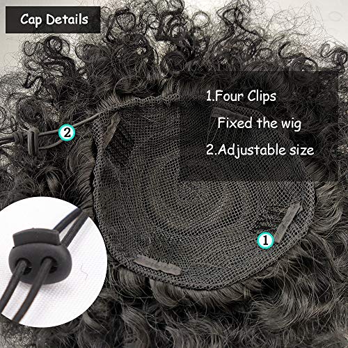 Yinmei Baibian Large Afro Puff Ponytail Extension Kinky Curly Drawstring Hair for Black Women