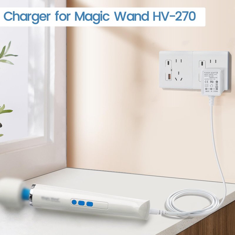 YEAOI HV-270 Rechargeable Cord for Hitachi Magic Wand Charger, Power Adapter, Charging Cable