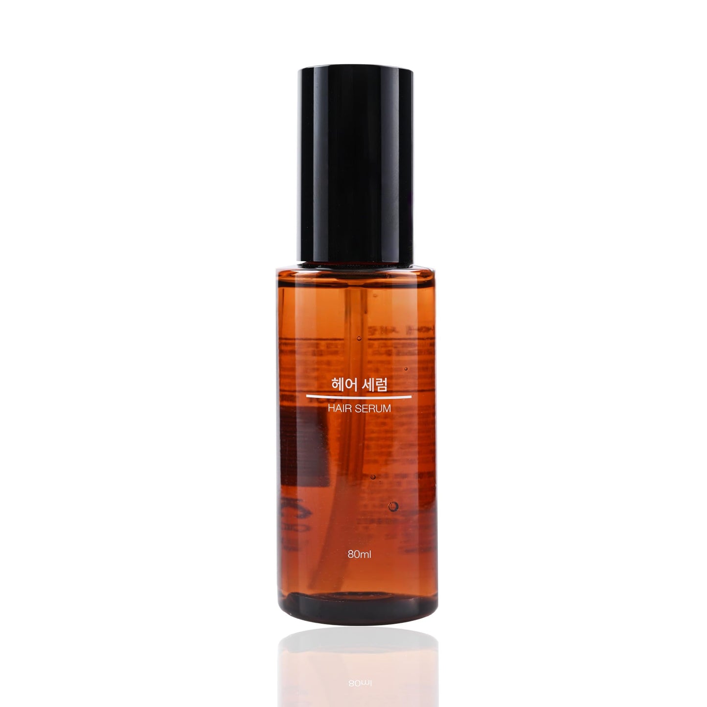 Korean Hair Serum 80ml - Hair Serum for Frizzy and Damaged Hair - Anti Frizz with 5 Vegetable Oils & Multi-Protein Complex - Intense Moisture & Elasticity - Warm Citrus Scent - Non-Greasy