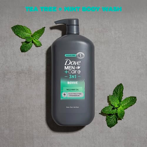 Dove Men+Care Invigorating Revive 3-in-1 Body & Face Wash 30 oz - Tea Tree Scent