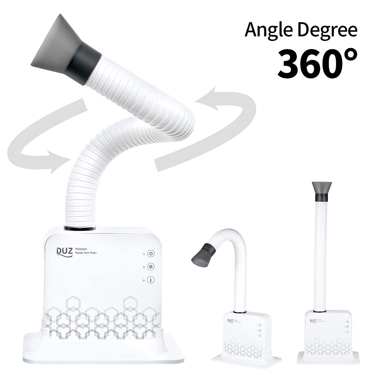 DUZ V2 Super Quiet Hands-Free Pet Dryer: Low-Noise Dog Dryer for Grooming, Reduces Labor & Stress, Ideal for Small Dogs and Cats, 1-Year Warranty