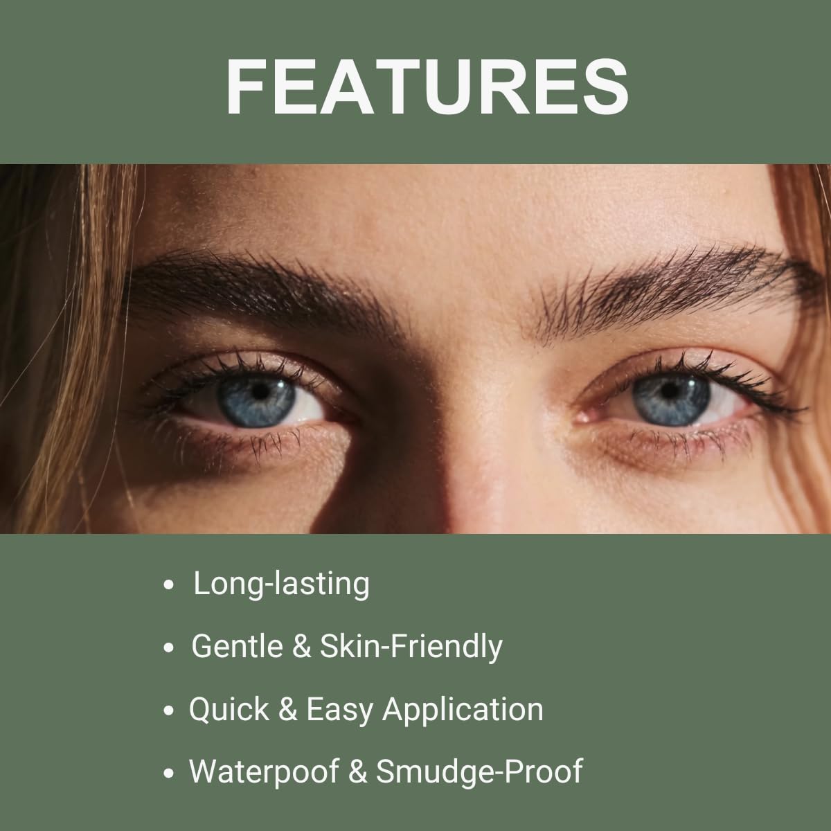 Black Lash & Brow Color Kit - Instant, Long-Lasting Eyelash & Eyebrow Coloring for Salon & DIY Home Use