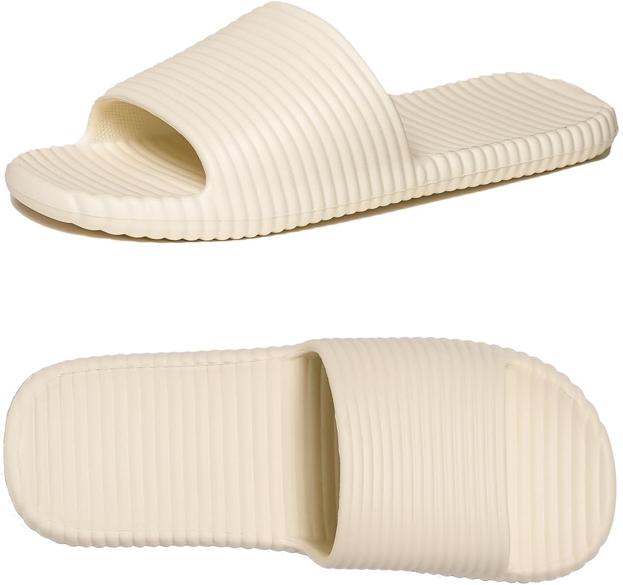 Shower Shoes - Quick Drying Non-Slip Slides for Women & Men | Indoor/Outdoor Spa, Gym, Pool, Beach Sandals