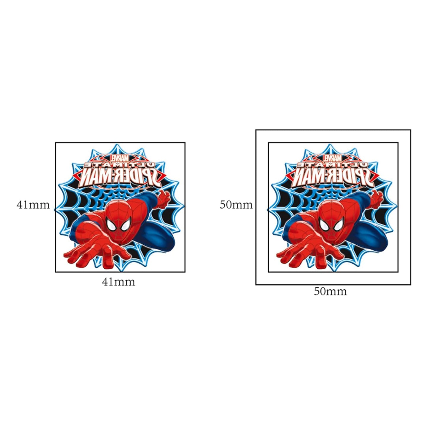 Cool Spider Temporary Tattoos - 20PCS Waterproof Cartoon Stickers for Kids | Perfect for Parties & Classroom Rewards