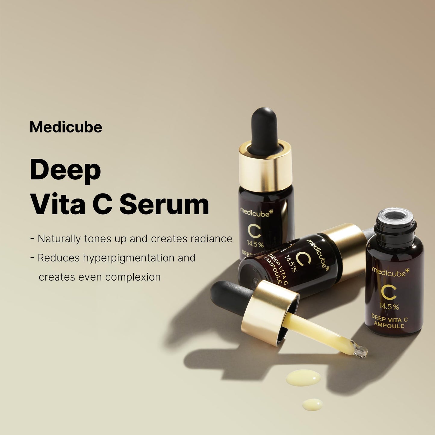 medicube Deep Vita C Serum 2.0 | Pure Vitamin C for Radiance & Glow