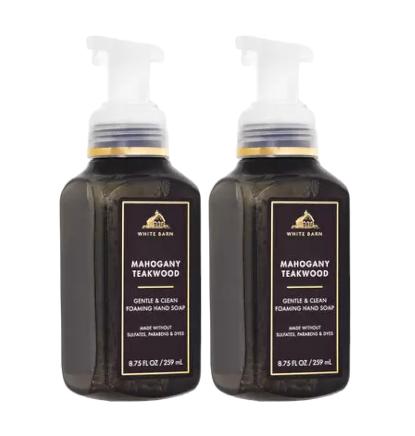 Gentle Foaming Hand Soap - Mahogany Teakwood Scent | 8.75 Ounce
