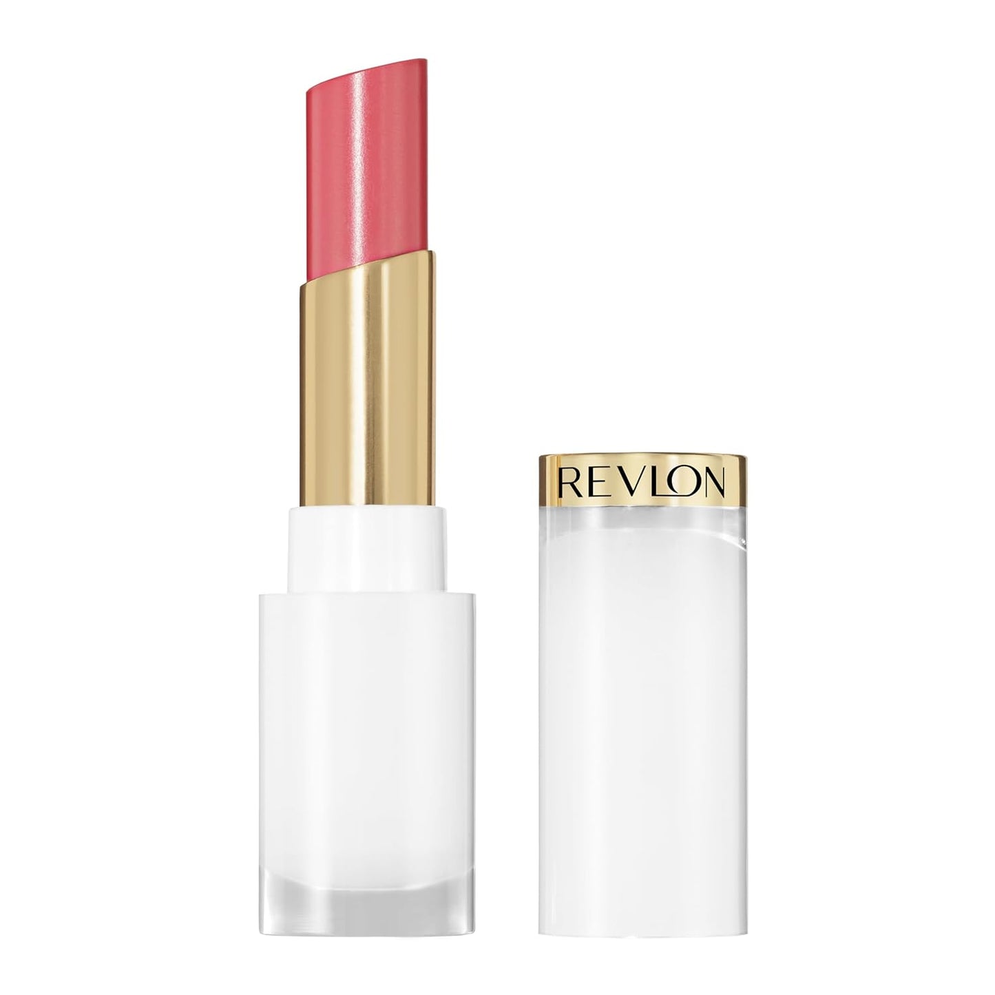 Revlon Super Lustrous Glass Shine Balm - Hydrating Tinted Lip Balm with Hyaluronic Acid | 001 Sparkling Quartz, 0.11 oz