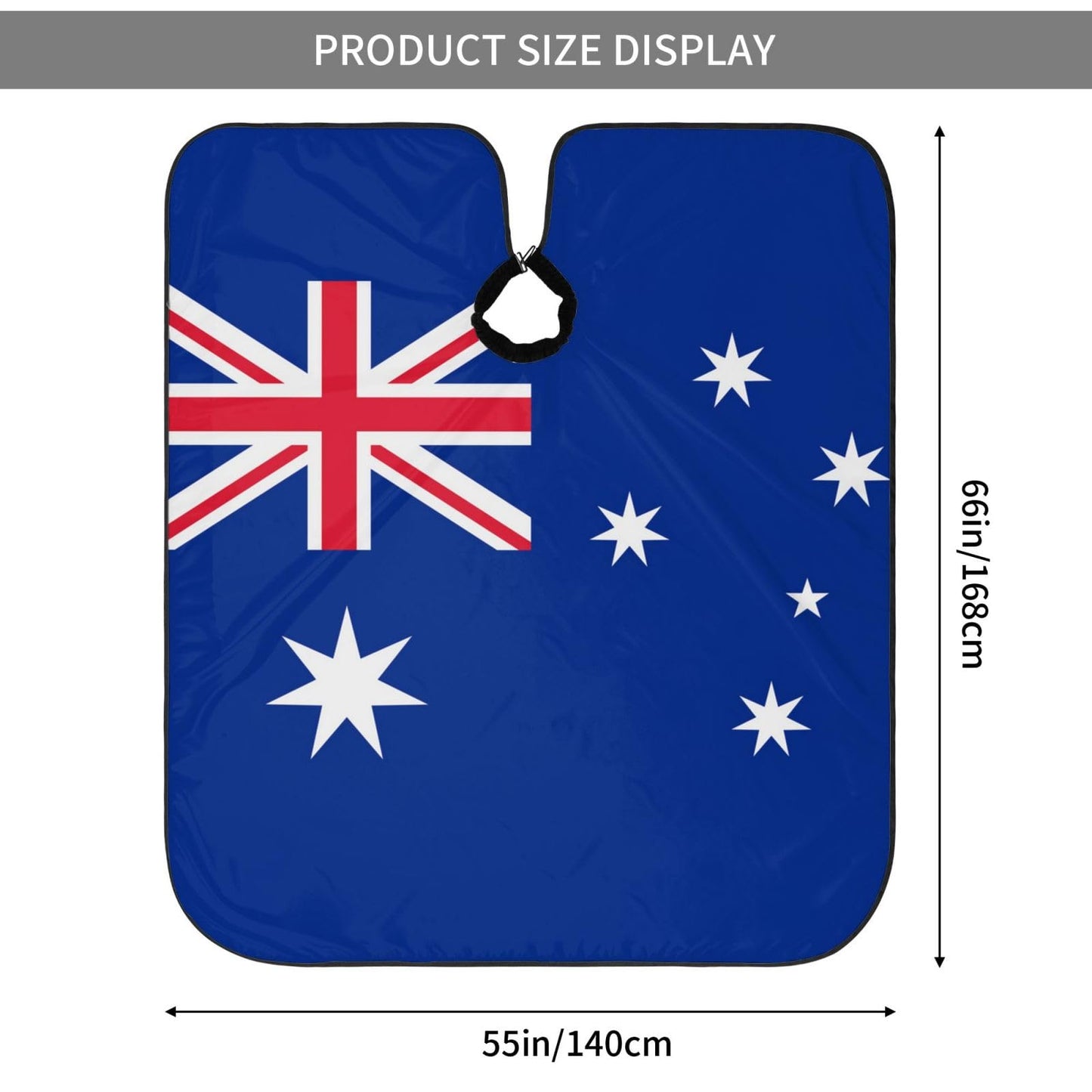 Australia Flag Hair Cutting Barber Cape Hair Salon and Dyeing Styling Cloth for Women/Men