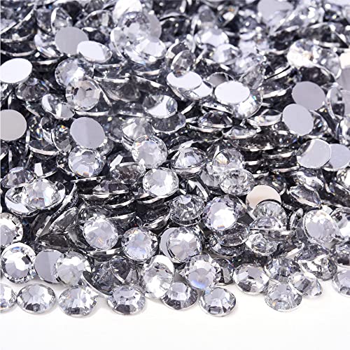 25000 Clear Flatback Rhinestones 4mm for Crafts & Nail Art