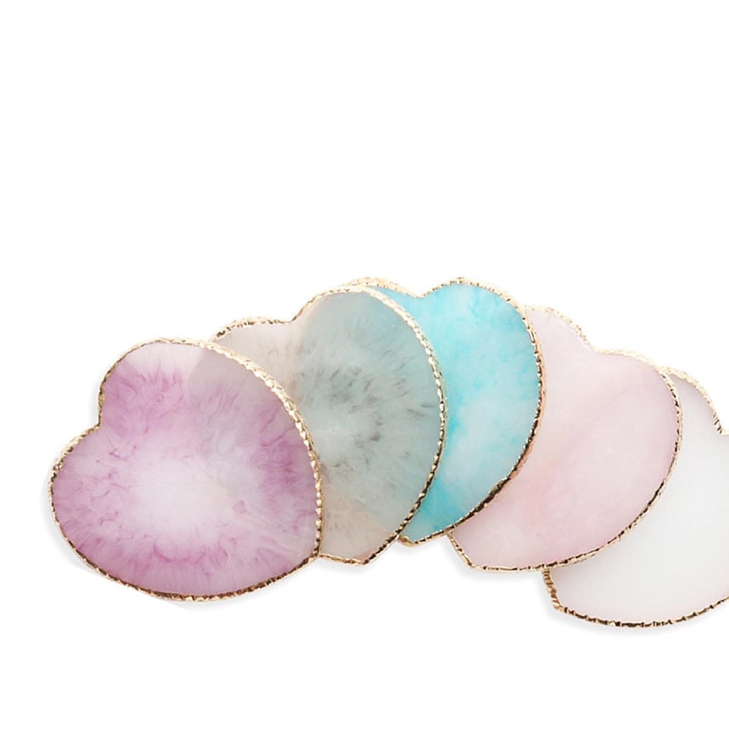 Resin Nail Art Palette - Nail Polish Mixing Plate with Spatula | Gray Color
