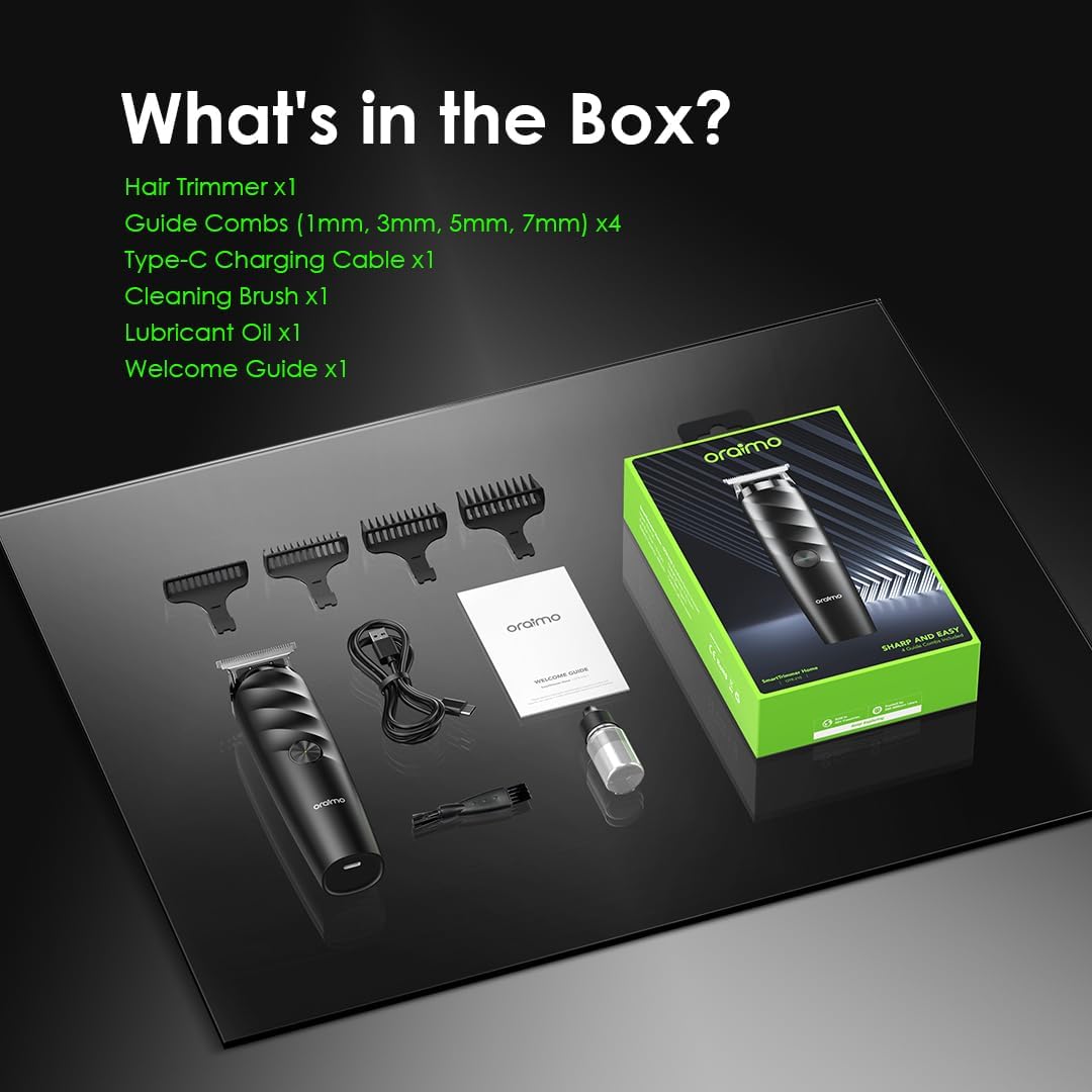 Oraimo Beard Trimmer for Men Electric Razor Shaver Easy to Use and Clean