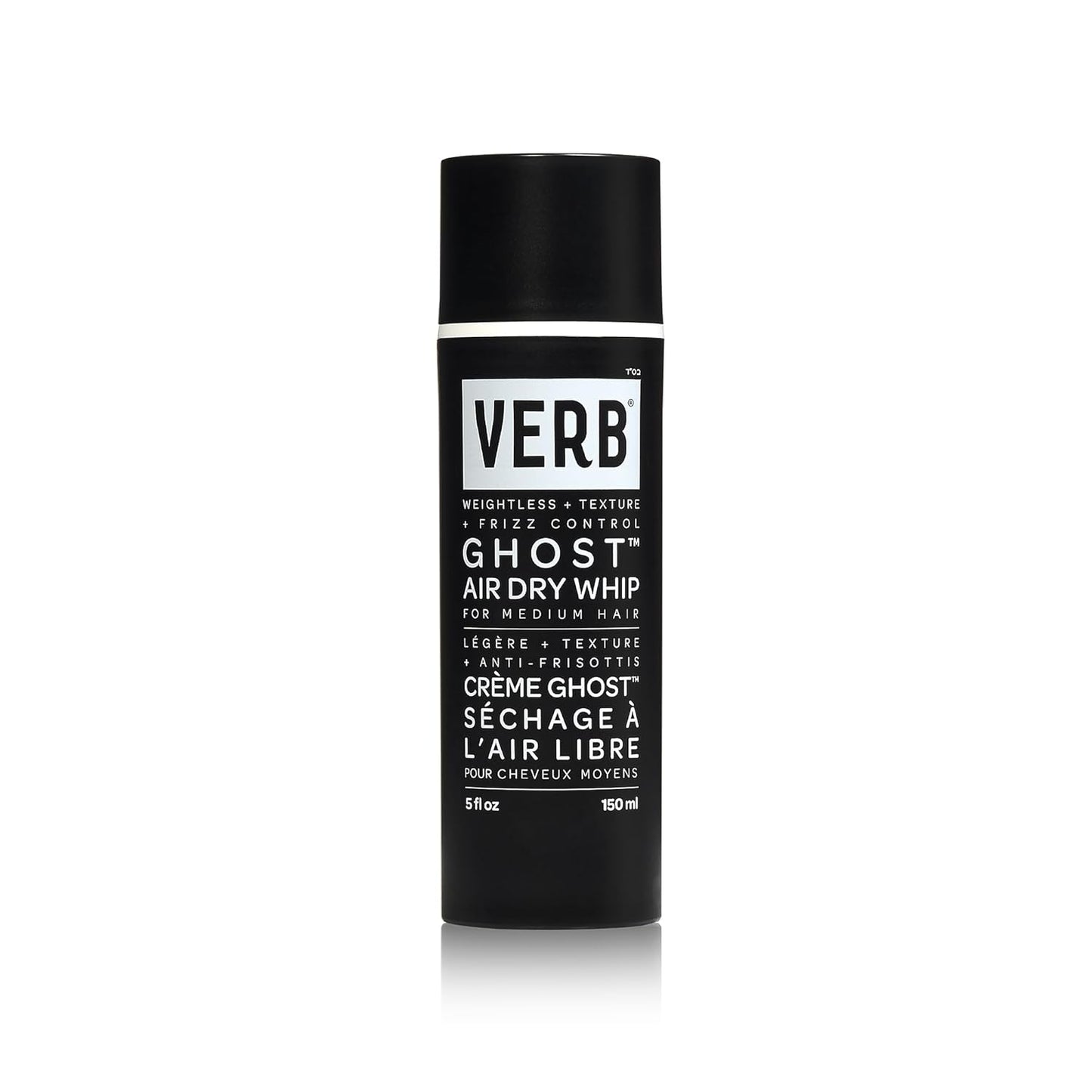 VERB Ghost Air Dry Whip - Weightless Styling Cream with Moringa Oil - Anti-Frizz & Hydrating | Vegan, Paraben-Free