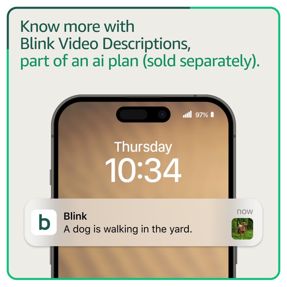 Blink Outdoor 4 XR – two-year battery wireless camera with 4x security coverage, 1000 ft open-air range or 400 ft with typical use — 4 camera system.