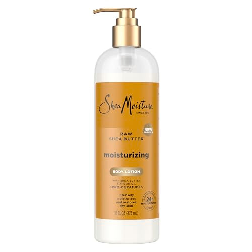 SheaMoisture Raw Shea Butter Body Lotion 16oz - 24 Hour Moisture for Dry Skin
