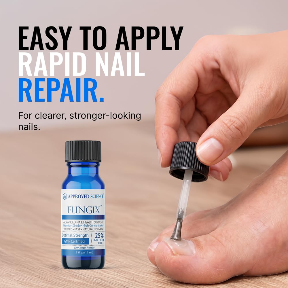 Fungix with Undecylenic Acid - Nail Solution - by Approved Science