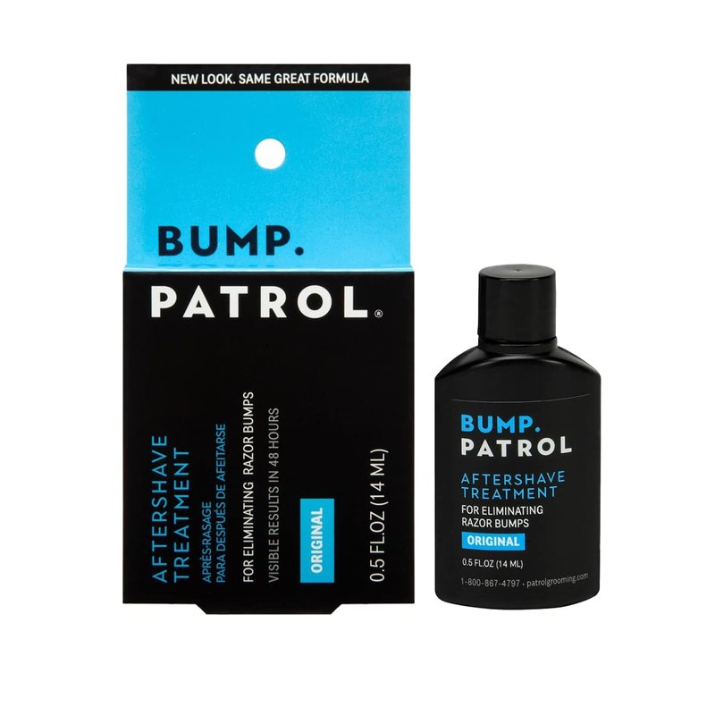 Bump Patrol Original Formula Aftershave Treatment Serum – Razor Bump Stopper and Ingrown Hair Treatment for Men and Women, Ingrown Hair Serum with Salicylic Acid - 0.5 oz (Pack of 1)