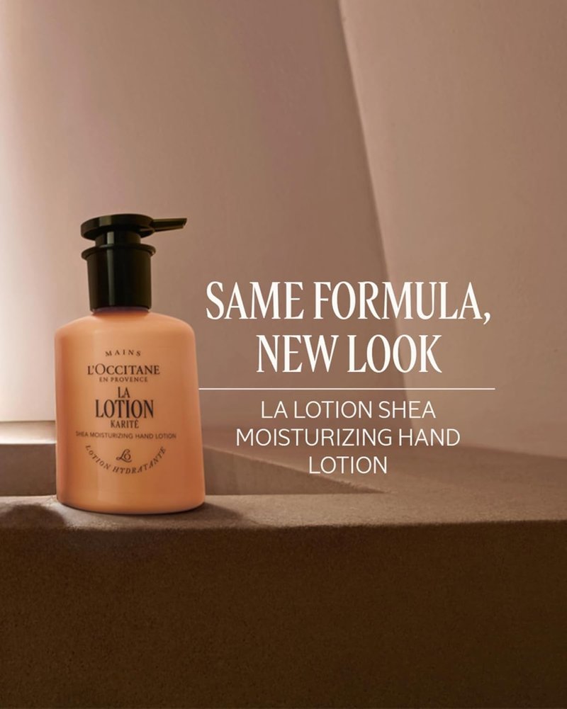 L'OCCITANE Fast Absorbing Shea Butter & Verbena Citrus Lotion - Intensive Moisturizing Cream for Dry Skin