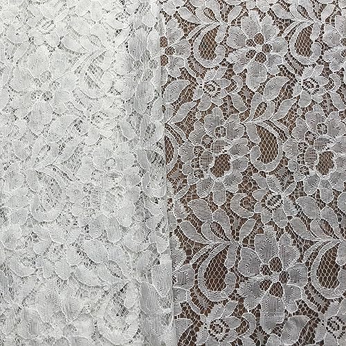 Vintage Lace Fabric 60 Inches Wide for Crafts & Weddings - 1 Yard