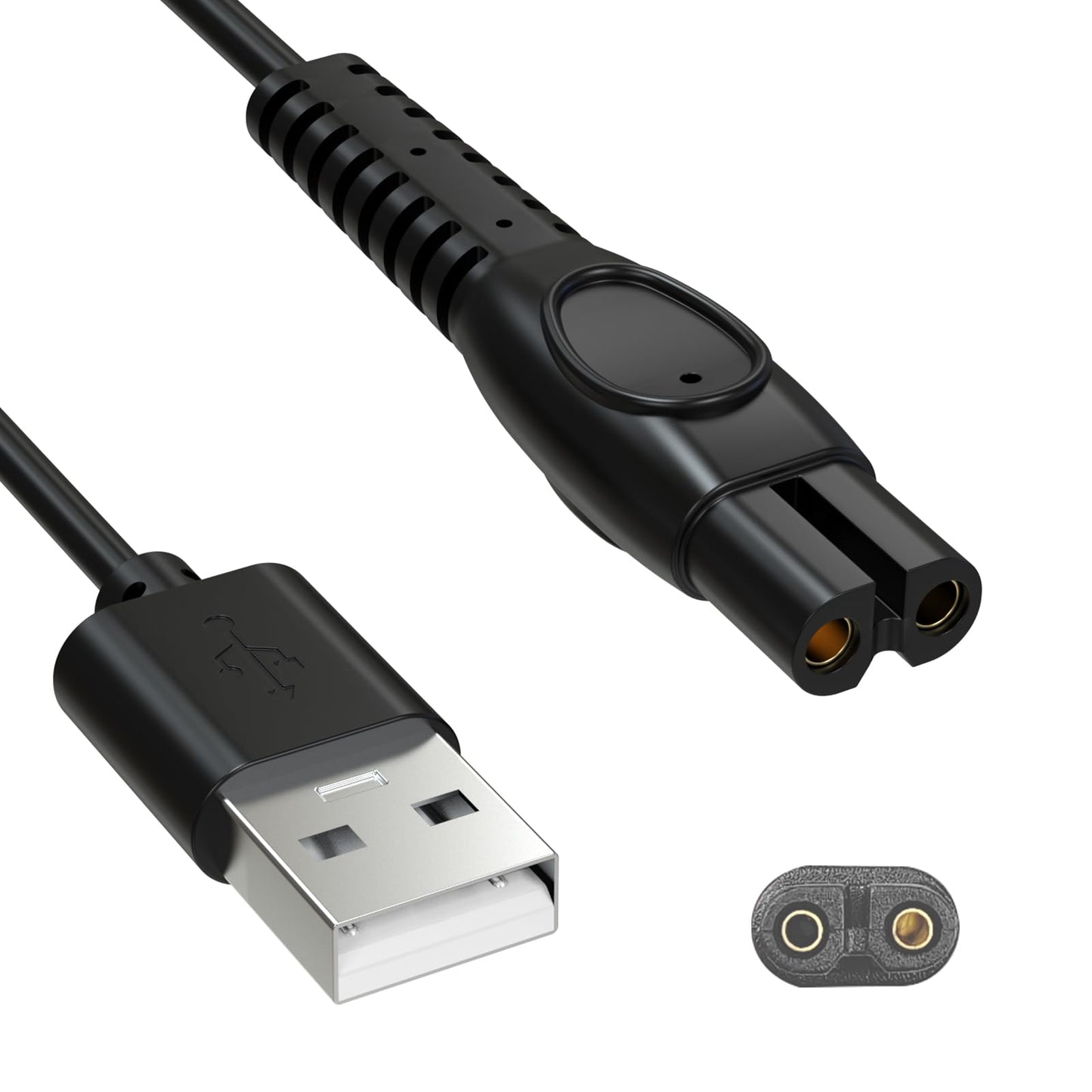 Asobilor 3.3FT 5V USB Replacement Charging Cord for Philips Norelco OneBlade, Compatible with QP2724 QP2834 QP1924 MG7910 MG9510, Fits Philips Electric Trimmers & Shavers