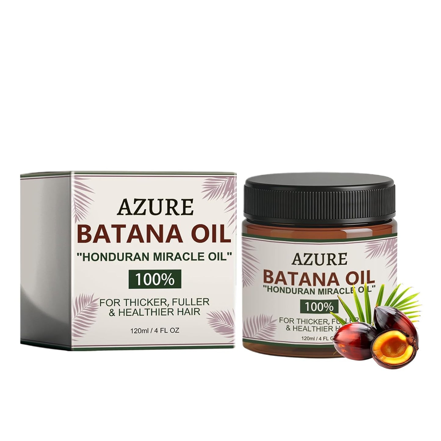 Batana Oil for Hair Growth - Natural Hair Care for Thickness & Texture | 1 oz