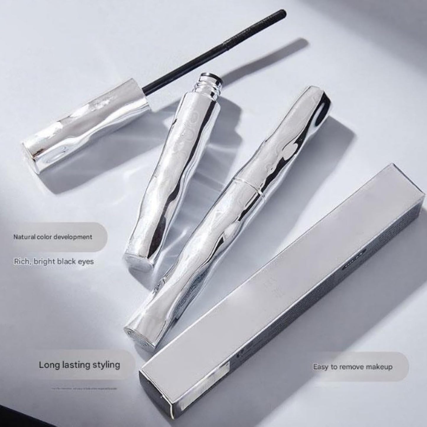 5D Curling Eyelash Iron Mascara - Waterproof, Long-Lasting Tubing Formula for Volume & Length | 1 Pc