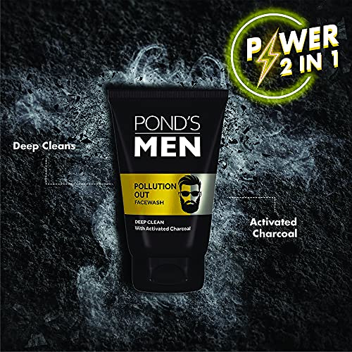 POND'S Men Pollution Out Face Wash with Activated Carbon, 100g