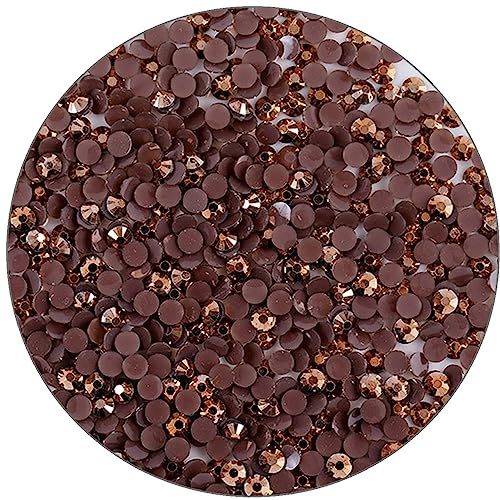 3000 Pieces SS6 2mm Flatback AB Rhinestones for Nail Art & Crafts