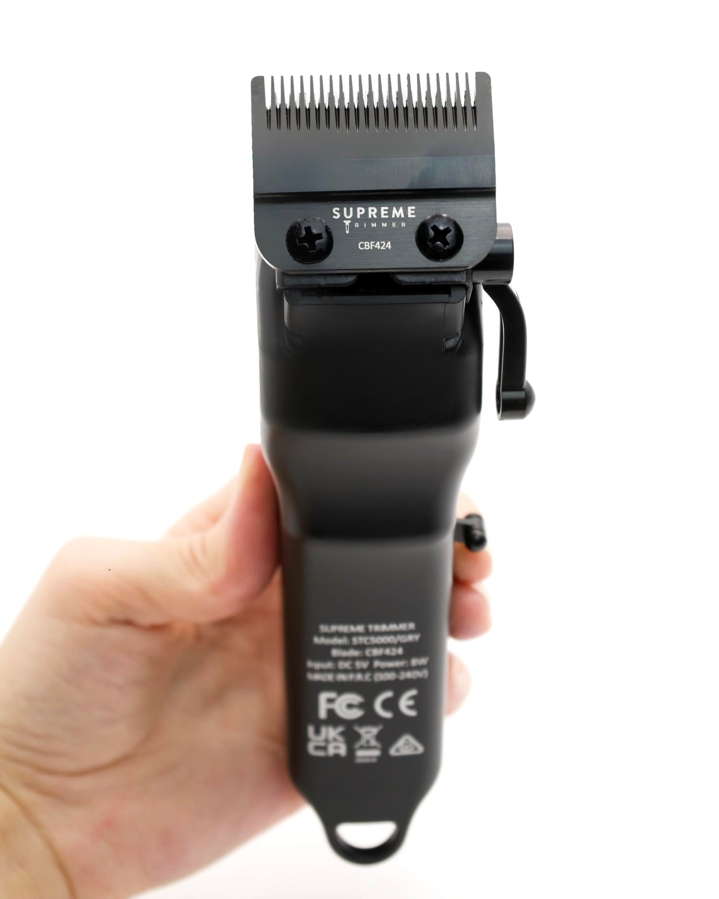 Supreme Trimmer 3-in-1 Barber Bundle | Pro Clipper, T-Shaper Trimmer & Crunch Foil Shaver | Professional Beard Trimmer Men’s Hair Clipper Kit | Gold