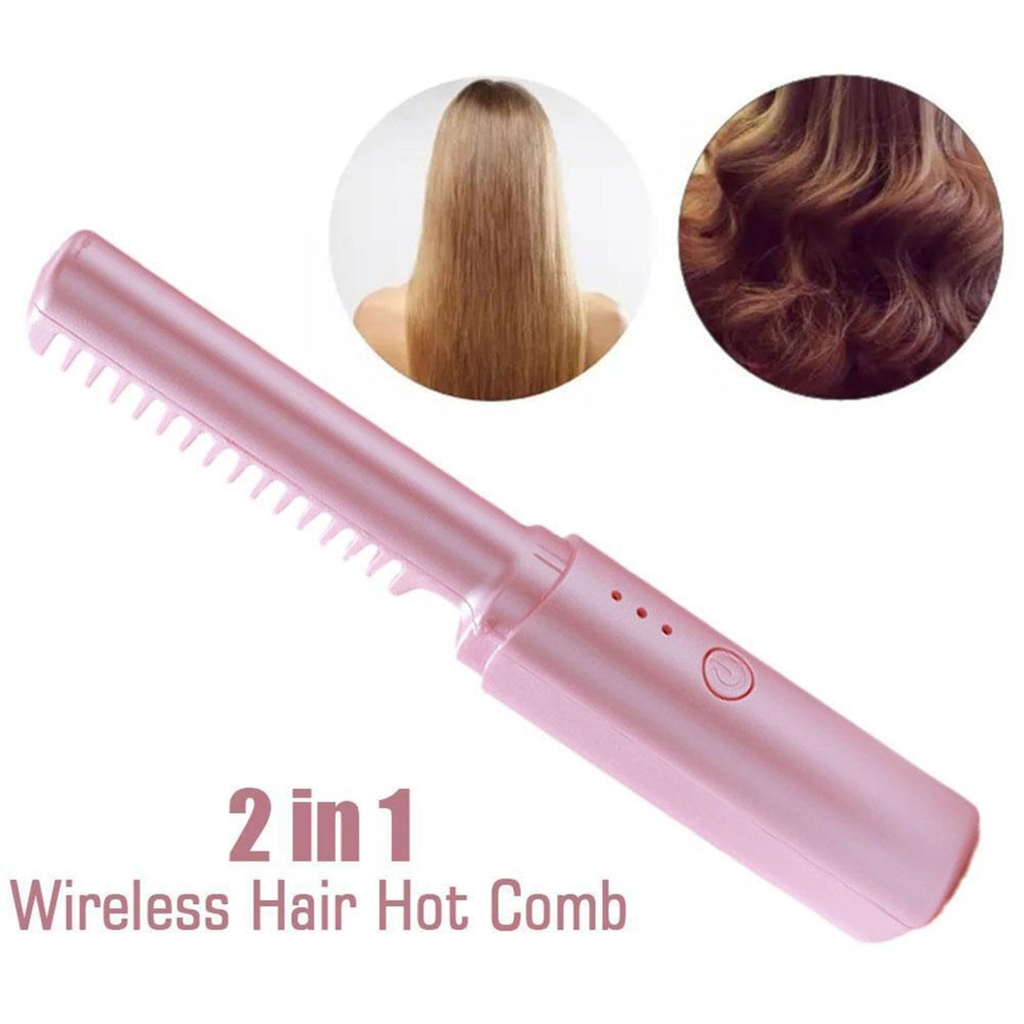 Sothread 5pc Straightener Split End Remover Device 3 in 1 Hair Straightener Curler and Trimmer for Dry Damaged Brittle Hair with Cord