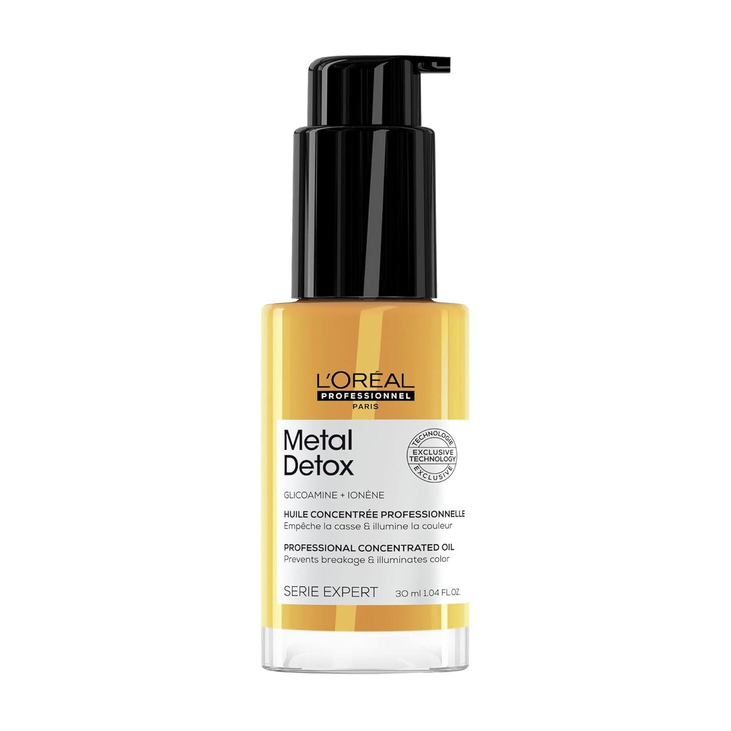 L'Oreal Professionnel Metal Detox Leave-In Oil - Detoxify & Protect Hair Color | Shine & Damage Prevention