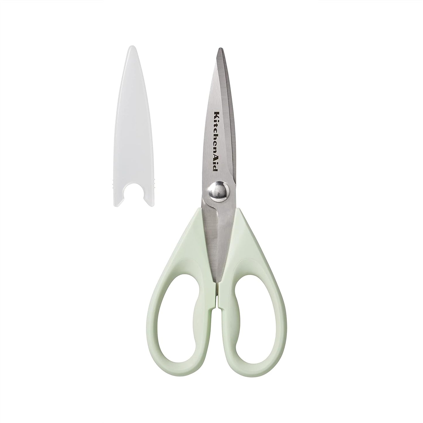 KitchenAid Kitchen Shears - Durable Stainless Steel Scissors with Soft Grip Handle | 8.72 Inch, Black