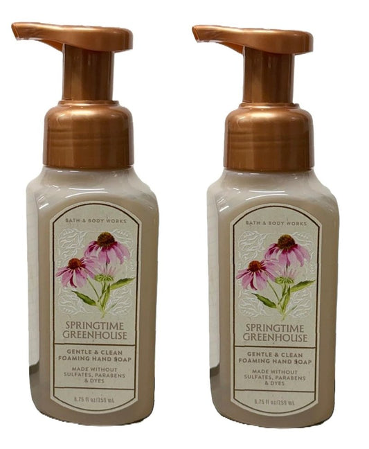 Gentle Foaming Hand Soap - Springtime Greenhouse Scent | 8.75 oz Each - Pack of 2