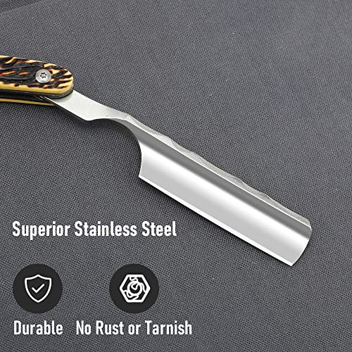 SXDGS Professional Straight Razor Set NO.163 with Leather Strop