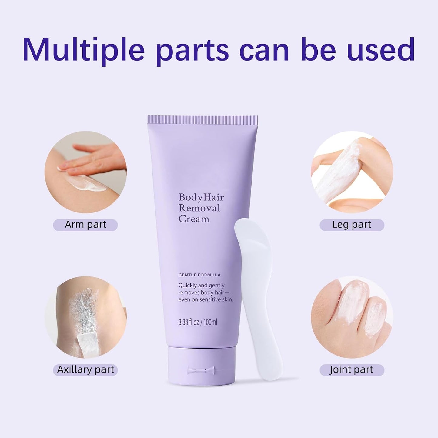 Hair Removal Cream for Women - Painless Depilatory Cream for Legs, Arms, Underarms & Bikini Line | 200ml