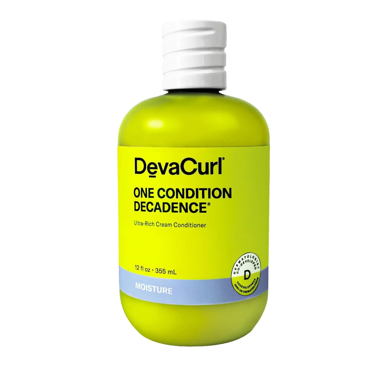 DevaCurl One Condition Decadence Cream Conditioner - Ultra-Rich Formula | Fights Tangles & Controls Frizz