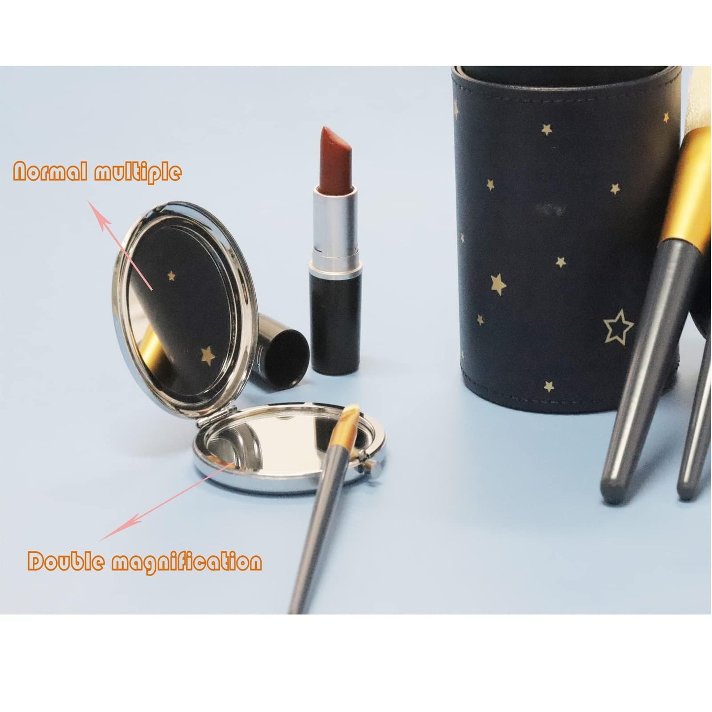 LQRI Witch Musical Makeup Mirror WitchInspired Gift Musical Lover Pocket Mirror
