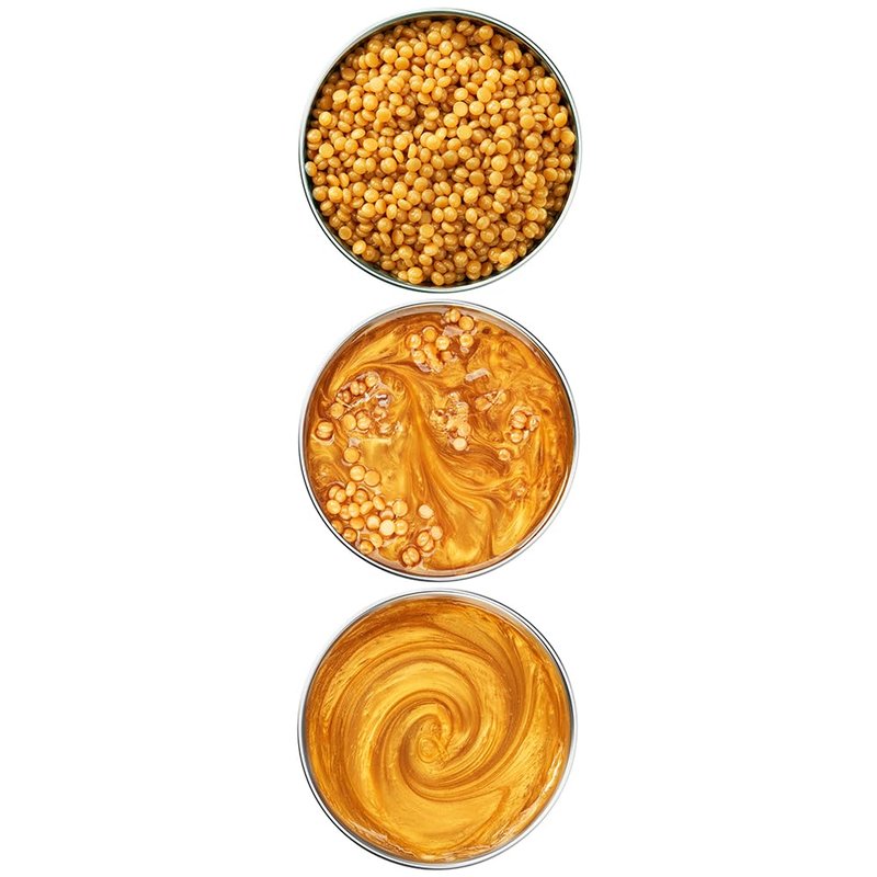 GiGi Golden Honee All Purpose Hard Wax Beads and Refill Can, 14 oz