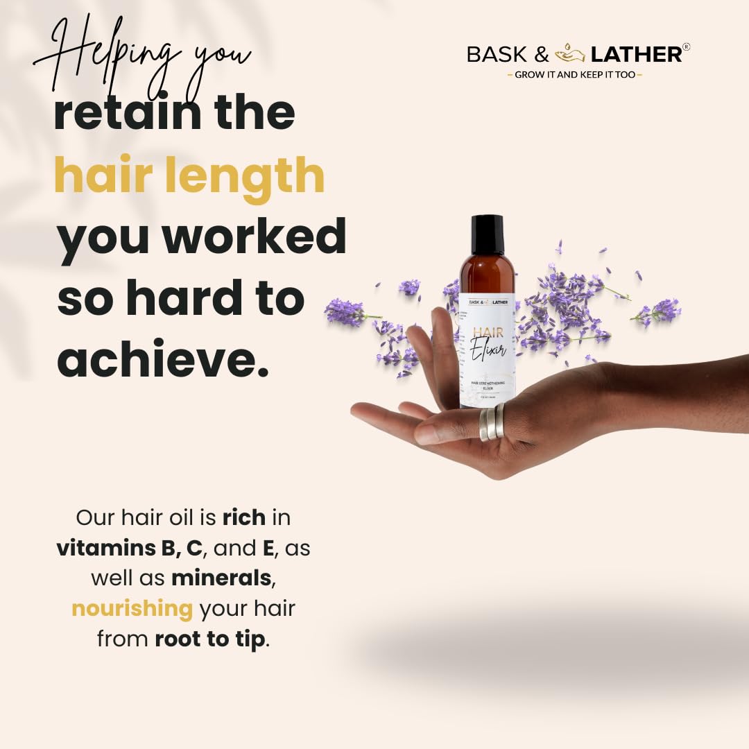 Growth & Length Retention Hair Bundle - Elixir & Scalp Stimulator Oil | Nourish, Strengthen & Revitalize Hair