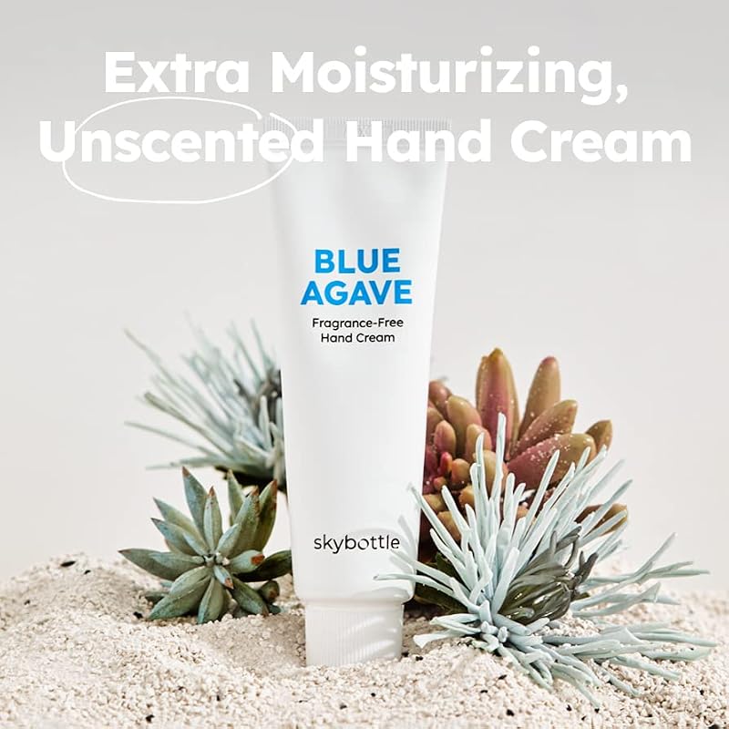 Blue Agave Hand Cream - Fragrance Free, Shea Butter, 1.7 Fl Oz
