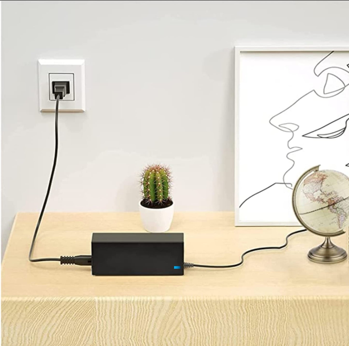19.5V AC Adapter Replacement for Philips Lumea Prestige IPL Hair Removal Device BRI950 BRI951 BRI952 BRI953 BRI954 BRI956 BRI957 BRI958 BRI959 BRI950/00 BRI953/00 BRI954/00 BRI949 BRI949/00