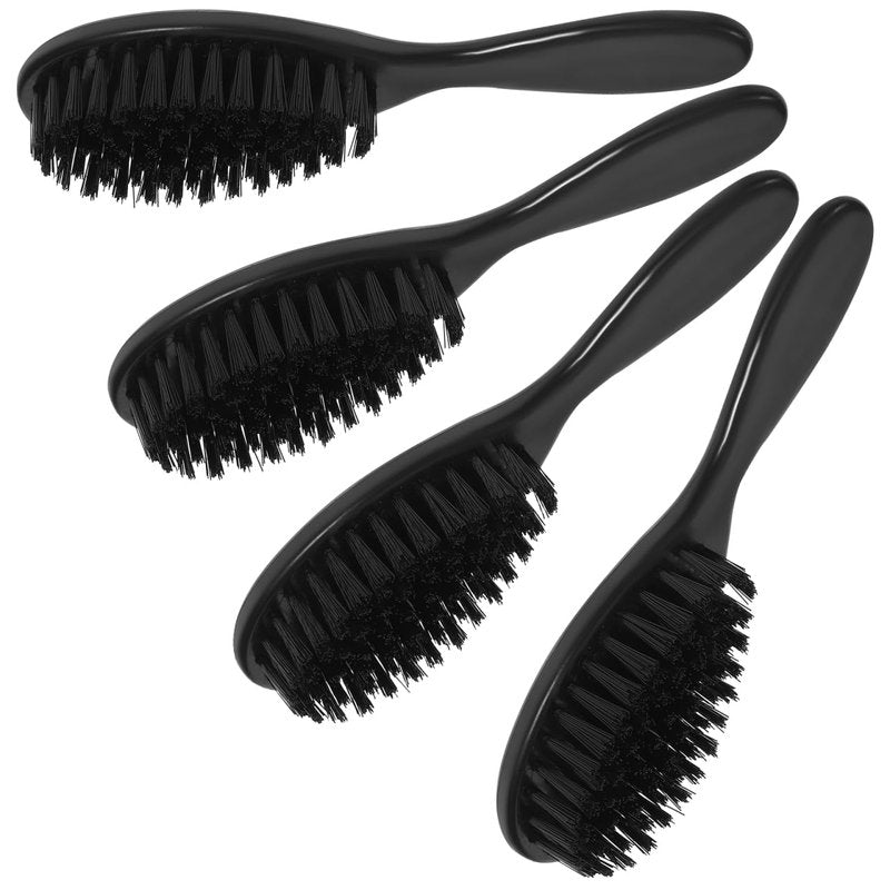 MERRYHAPY 4Pcs Men Beard Brush Grooming Tool Soft Bristle Face Hair Brush for Comfortable Beard Cleaning and Shaping Barber Shop Supply
