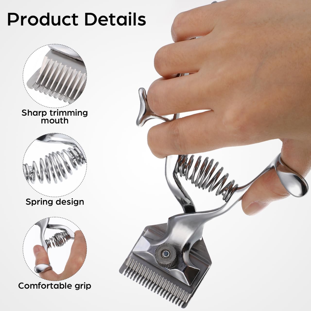 KALLORY Old Fashion Hair Clippers Manual Hair Cutter Manual Haircut Machine Manual Hair Clippers Manual Hair Trimmer