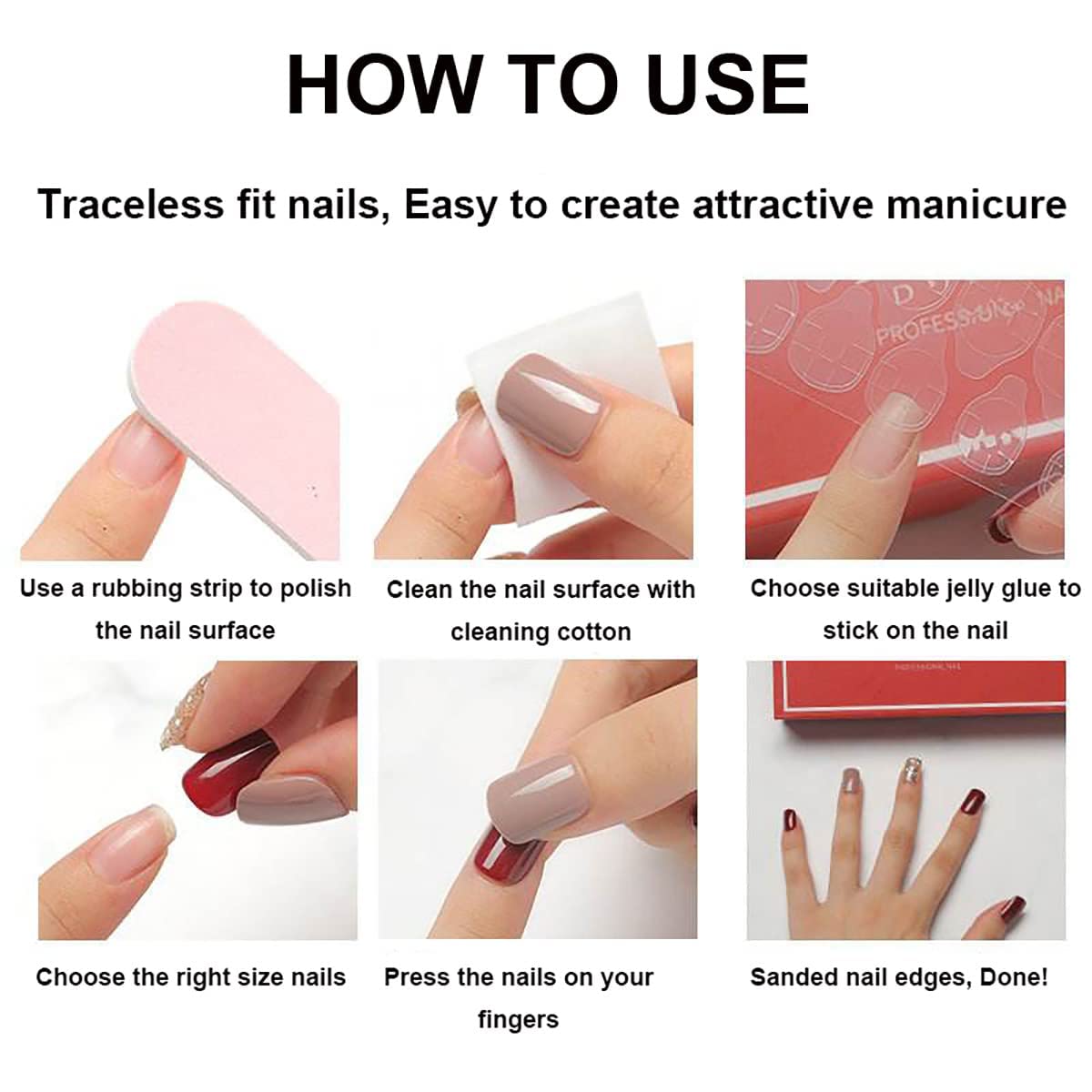 UEYRSEDB Flower Press on Nails Medium Almond Summer Beach Fake Nails with Flower Starfish Design 3D Pearl Charms Glue on False Nail Summer Ocean Dolphin Artificial Stick on Nail for Women 24Pcs
