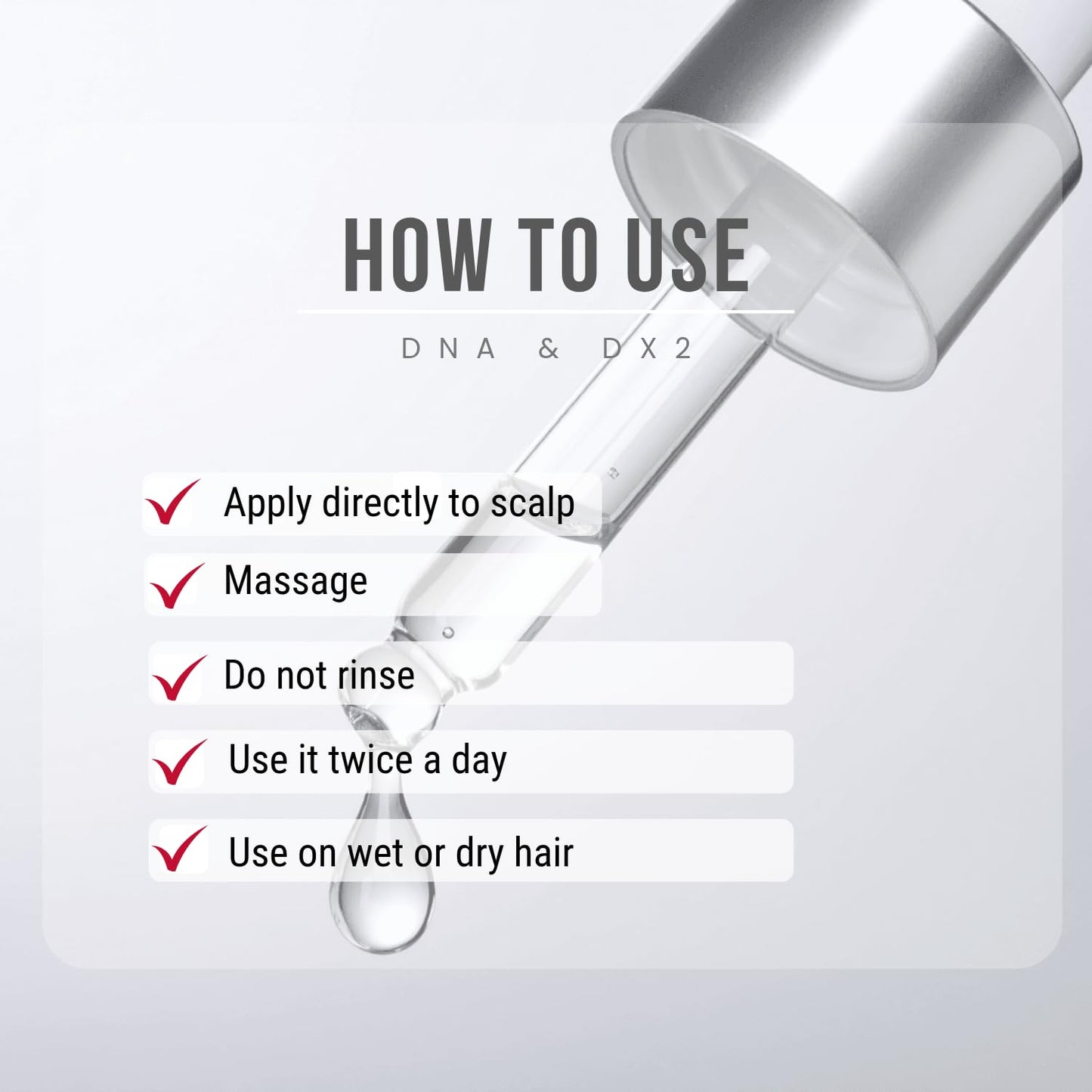 Anti Hair Loss Treatment - DNA-Pollen Growth Formula for Thicker, Fuller Hair | 6 DX2