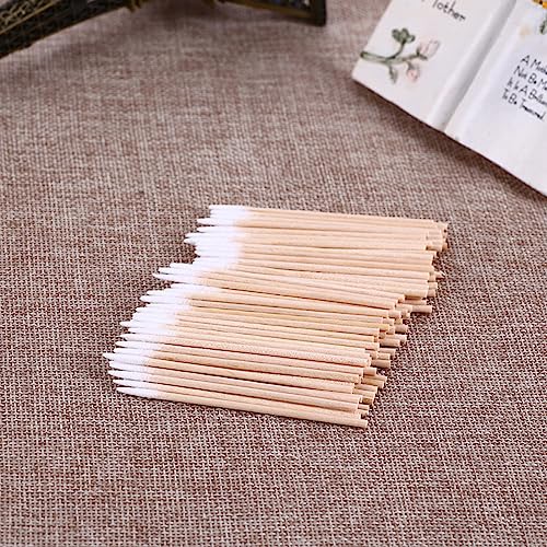 100 Count Pack 16 x 2.75in Pointed Cotton Swabs for Microblading & Precision Cleaning